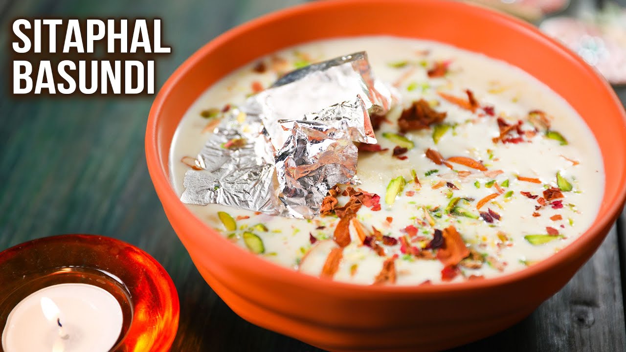 Sitaphal Basundi Recipe | How To Make Sitaphal Basundi | Custard Apple Peeling Hack | Diwali Special | Rajshri Food