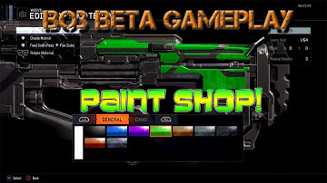 Black Ops 3 Beta Gameplay PAINT SHOP