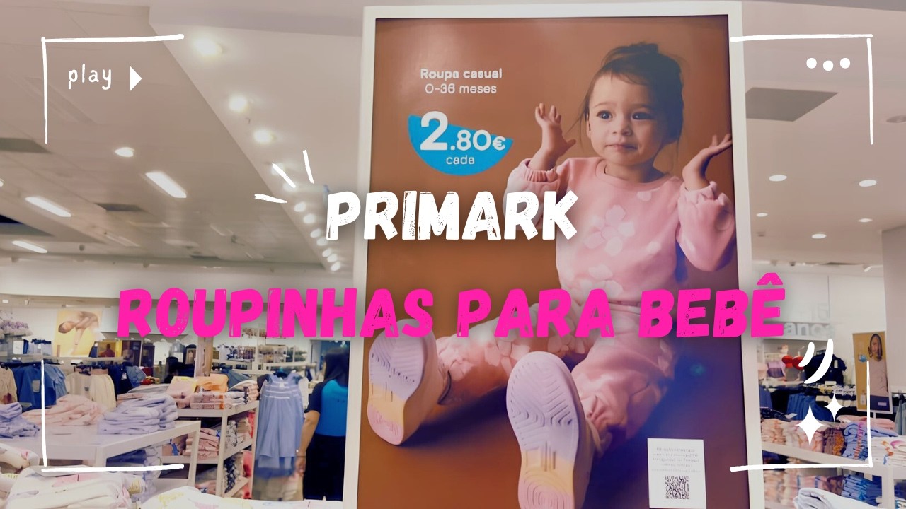 PRIMARK 🇵🇹 | comprinhas para minha bebê 🥰