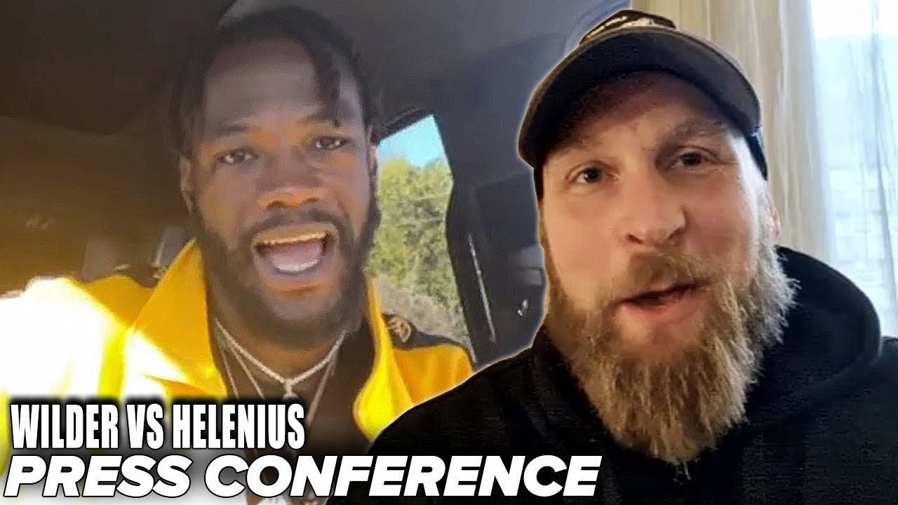 DEONTAY WILDER VS ROBERT HELENIUS PRESS CONFERENCE LIVE