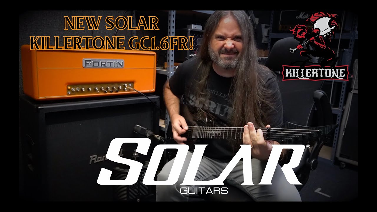 ギター SOLAR GUITARS GC1.6FR Killertone MY NEW SOLAR GUITARS GC1.6FR KILLERTONE MODEL! - YouTube