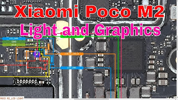 Xiaomi Poco M2 Light and Graphics problem solution | Poco M2 LCD Hardware Diagram, jumper ways