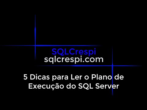 Vídeo: Como encontro o plano de execução no SQL Server Management Studio?