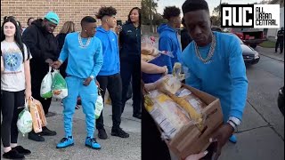 Boosie Passing Out Turkeys In The Hood For Thanksgiving