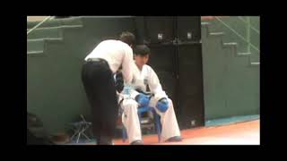 Noor Mohammad Shirzai Win against Japan (Junior World ITF TKD Championships Uzbekistan 2008)