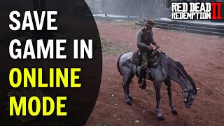 Red Dead Online: How to Save Your Game (Best Method)