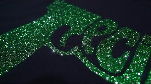 How To : Glitter HTV x Rhinestone Transfer Hybrid Design with a Cricut Explore Air 2