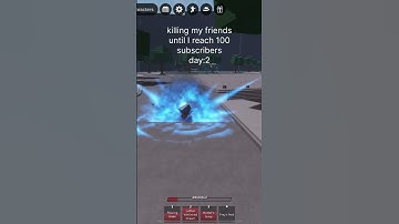 killing my friends everyday until I reach 100 subs day 2 #tsbg #roblox #shorts #goals