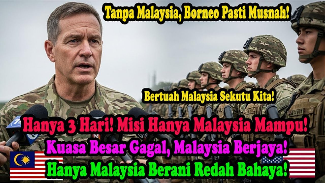 Malaysia Sekutu Sejati! Delta Force Terperangkap Di Borneo.Kuasa Besar Lain Tewas, Hanya Tdm Berjaya