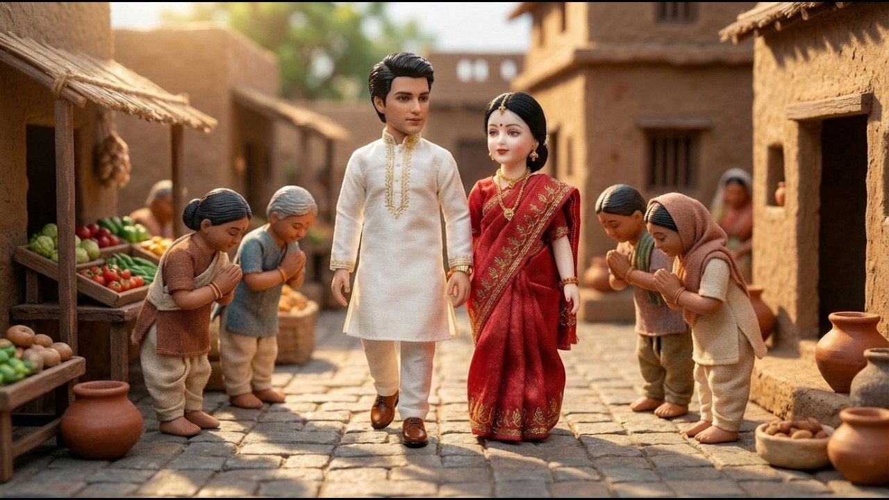 Inside the Life of a Wealthy Miniature Couple: Gold, Silk & Fine Dining | ASMR Story