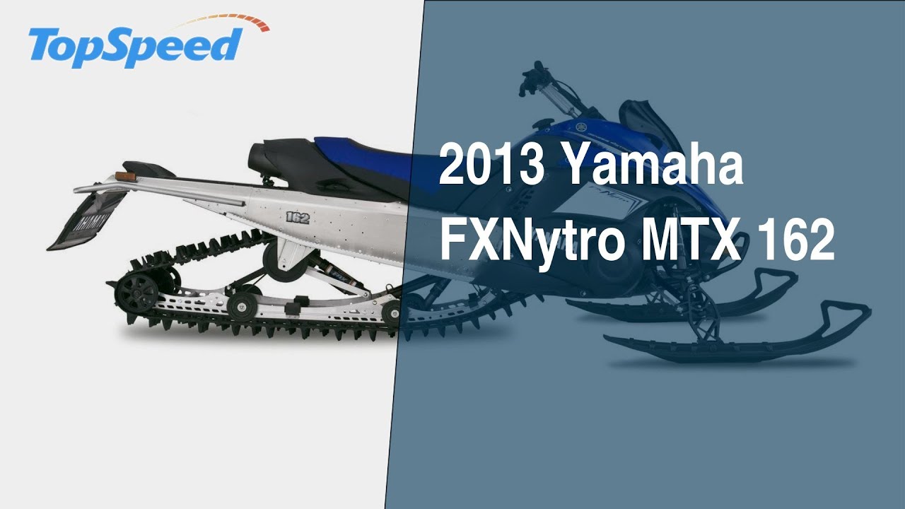 2013 Yamaha FXNytro MTX 162 - YouTube