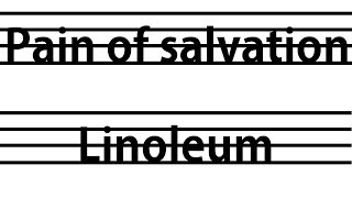 Pain of Salvation - Linoleum | Parody Lyrics Video | &quot;Imodium&quot;