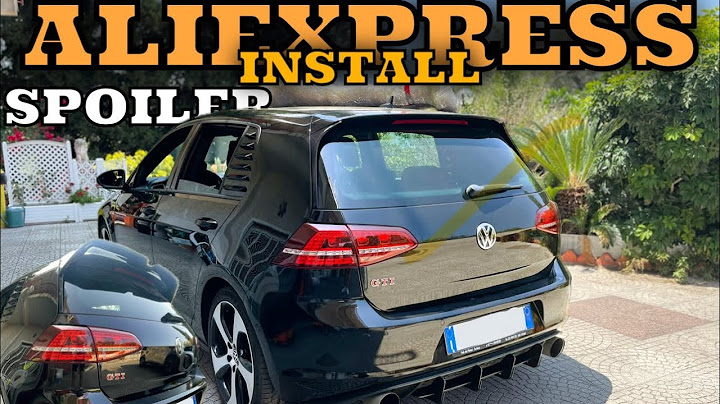 SPOILER GOLF GTI “ ALIEXPRESS “ MK7