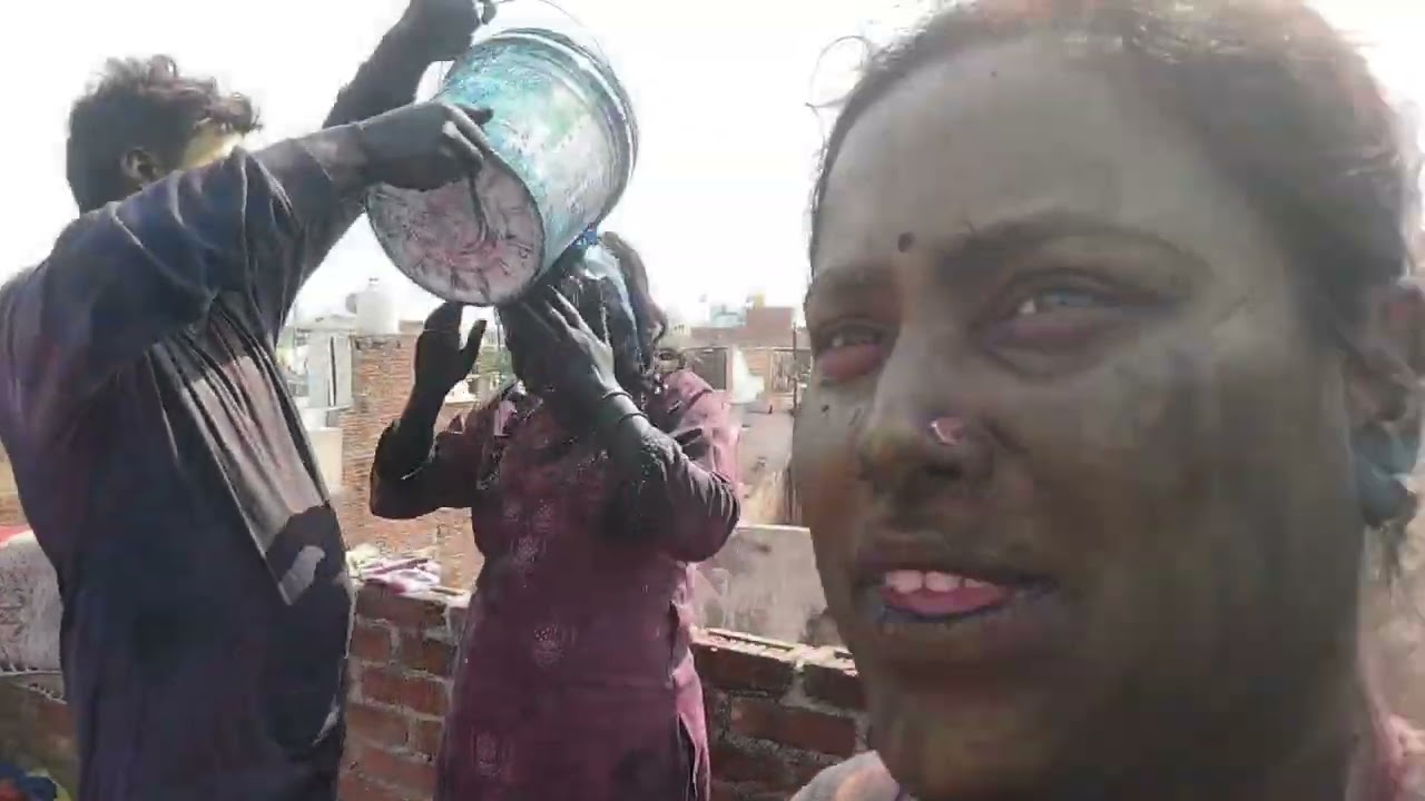 बड़ी भाभी के घर की होली 💦 हुई 😱 #minivlog #videos