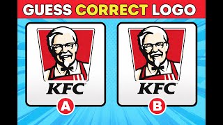 Guess The Correct Logo ✅🤔 | 30Famous Logos | Ultimate Logo Quiz 2026