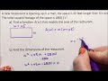 Quadratic Application - Area