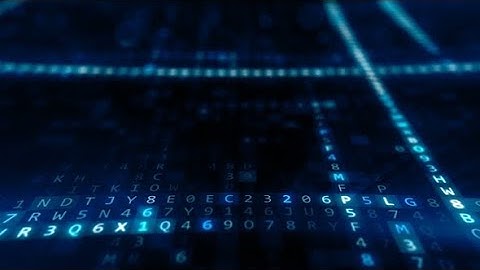 Randomly Generated Computer Hexadecimal Machine Code | Motion Graphics - Videohive template