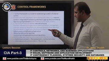 CIA Part-3 IT Controls, Networks and Business Applications - Dr. Musa Shaikh