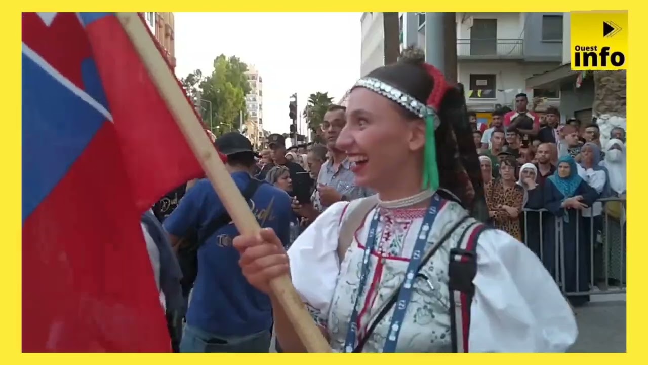 الاستعراض الافتتاحي للمهرجان الثقافي الدولي للرقص الشعبي بسيدي بلعباس – الخميس 10 جويلية 2025