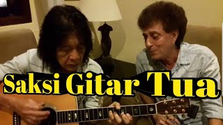 Saksi Gitar Tua - Achmad Albar, Ian Antono, Sonata klaki  Live Akustik, (Part 1)