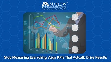 Stop Measuring Everything: Align KPIs That Actually Drive Results