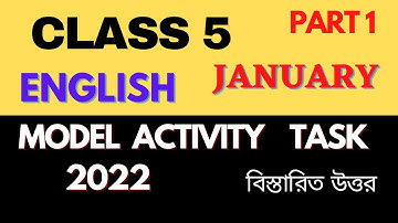 model activity task class 5 english  january 2022/ PARAGRAPH A MAGIC SHOW