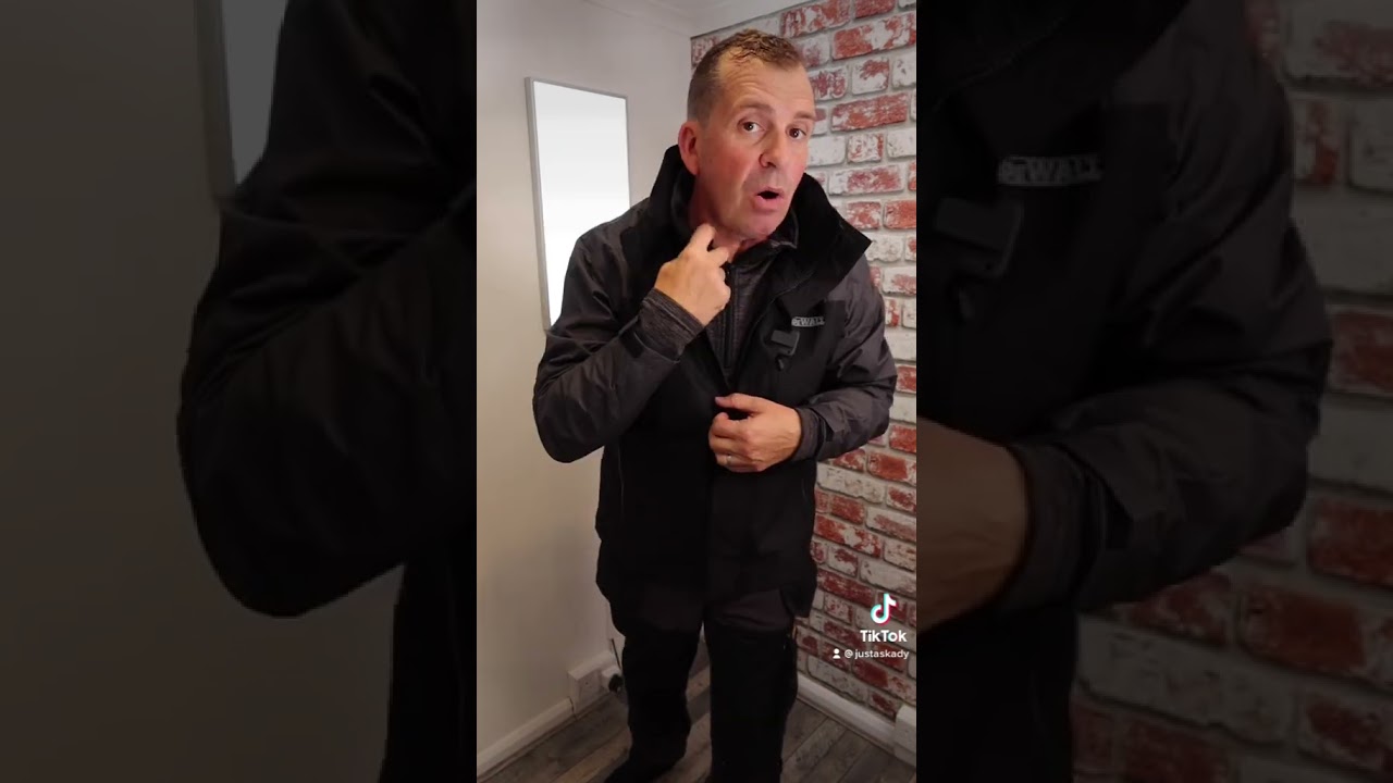 Storm Jacket from #dewalt will keep you dry #construction - YouTube