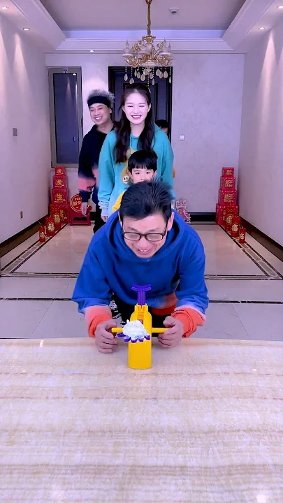 Bubble Face Slap Challenge, It’S So Exciting, Who Gets Slapped? # Funnyfamily #Partygames