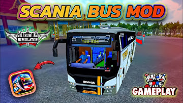 Scania Bus Mod | Bus Simulator Indonesia | #Scania #Scaniabus #Scaniabusmod #mod