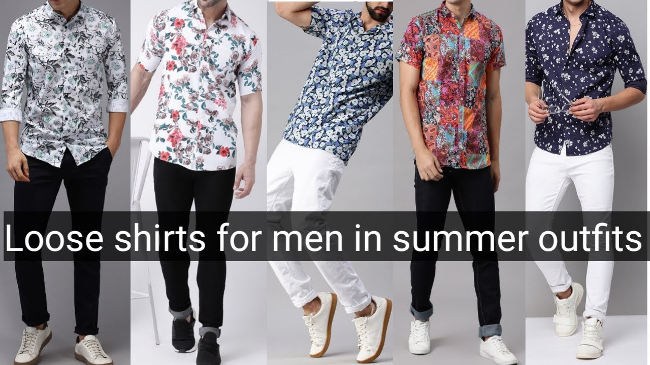 Stylish men's fashion loose shirts for men in summer outfits # ...