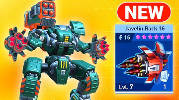 New Weapon Javelin Rack 16 with Onyx - Mech Arena