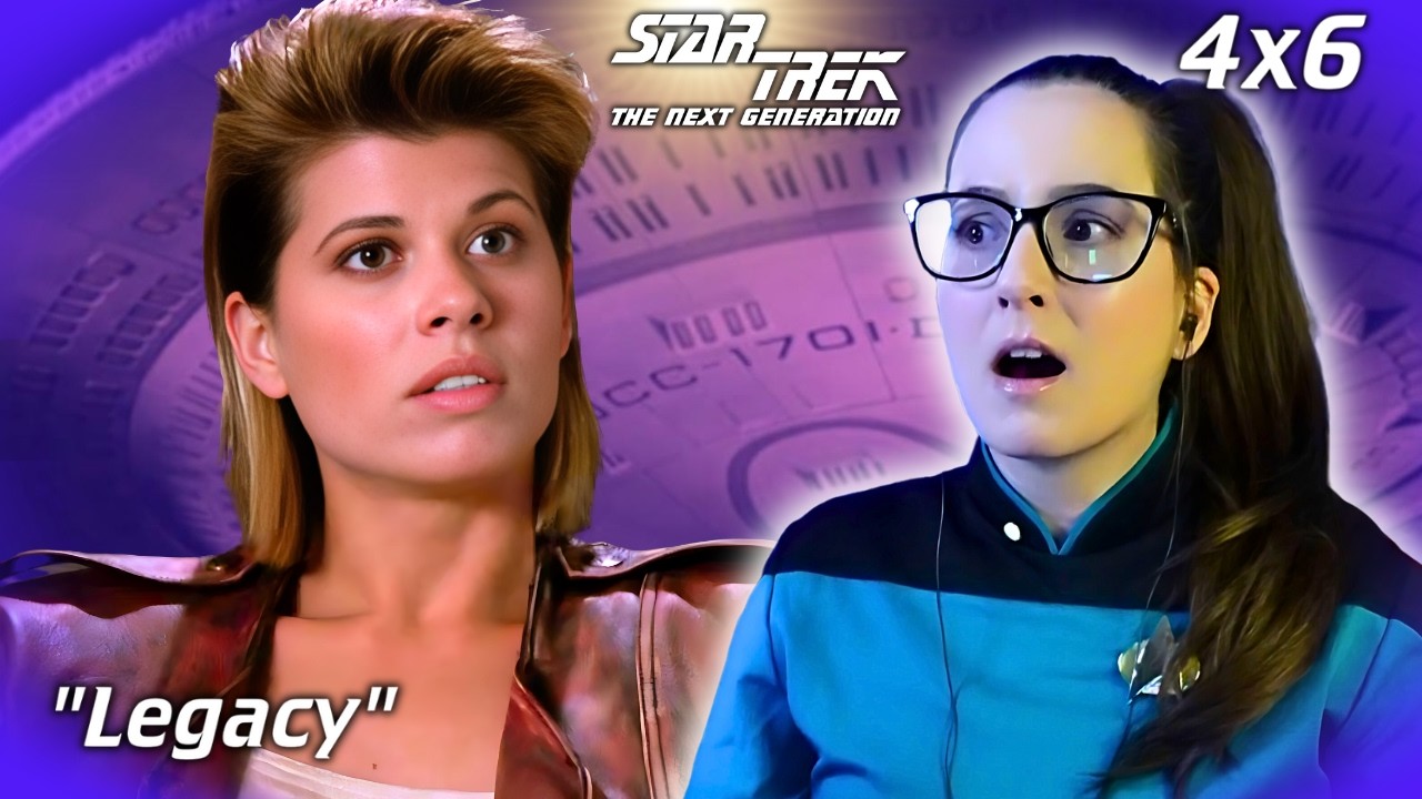 🖖Star Trek: The Next Generation 4x6 Legacy REACTION