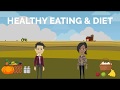 Healthy eating  diet  learn english conversation