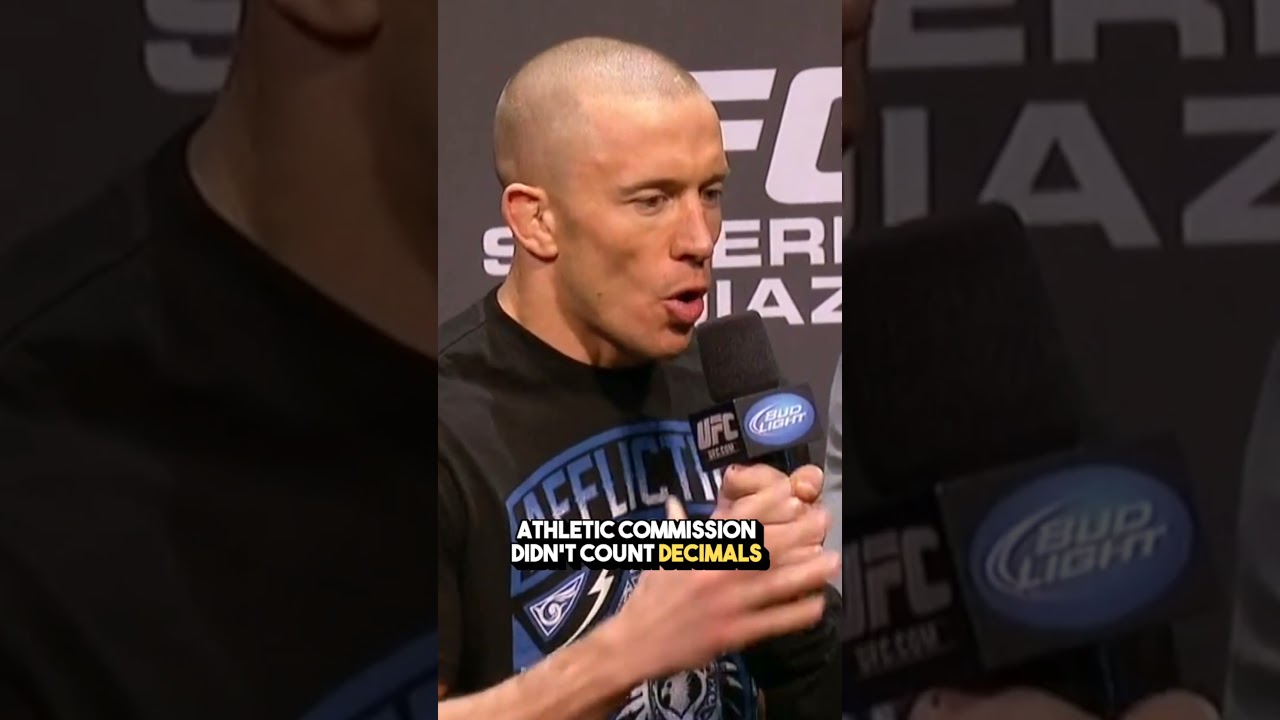 Georges St-Pierre missed weight
