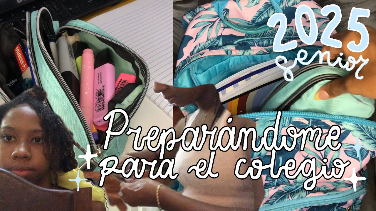 Preparando para el colegio + organizando mi mochila y cartuchera + cambio de look 