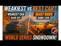Weakest vs Best Car Challenge in Asphalt 8 | Taha's World Series Showdown