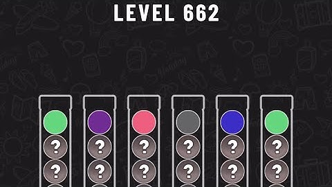 Ball Sort Puzzle Level 662 #ballsortpuzzle #ballsortpuzzlegameplay #puzzlegame #mobilegames