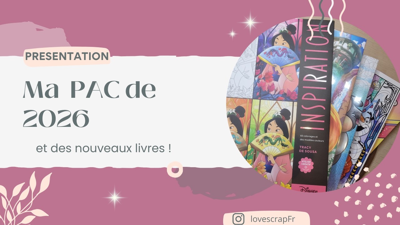 Ma PAC 2026 + présentation de nouveaux livres de coloriage #coloriage