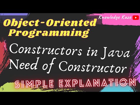 Constructors in Java | Simple Explanation with Example | Java