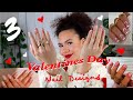 3 EASY DIY VALENTINES DAY NAIL DESIGNS AT HOME! ❤️💅🏼 | DD NAILS + BEETLES GEL KIT REVIEW!