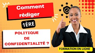 Comment rédiger sa première politique de confidentialité ? (AG&Associés)