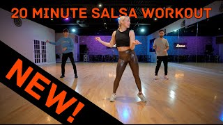 New Easy to Follow 20 Minute Salsa Dance Workout