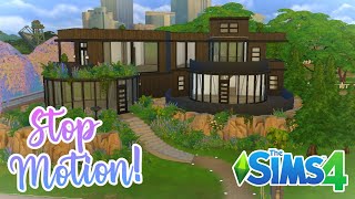 BASEGAME Family Modern Mansion Stop Motion! [NOCC] | The Sims 4