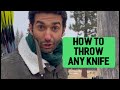تعلم كيفية رمي أي نوع من السكاكين