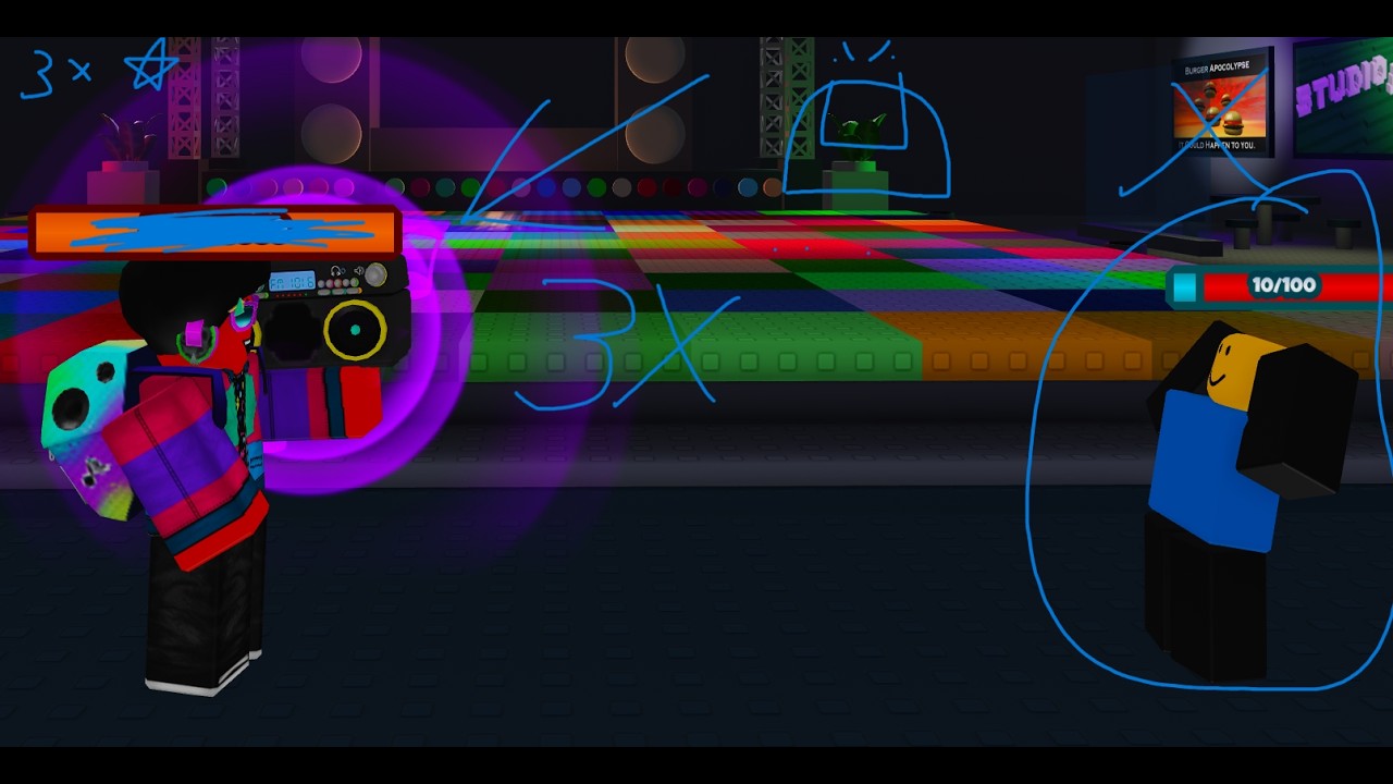 3x DJ radical (the battle bricks