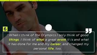 Top 10 Quotes by Roger Federer - The Tennis Legend