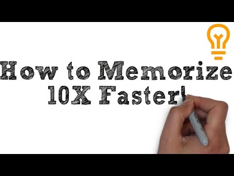 Video: How To Speed Up The Memorization Process