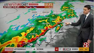 Line of showers and storms crosses central Indiana this morning | Mar. 7, 2026