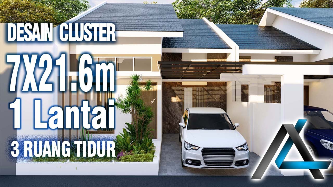 DESAIN PERUMAHAN CLUSTER 7 X 216 Meter I Depok DESAIN RUMAH MINIMALIS YouTube
