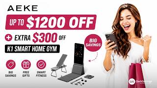 AEKE Coupon Code 2026 - Get $300 OFF AI Smart Home Gym (Hand-Tested &amp; Verified)